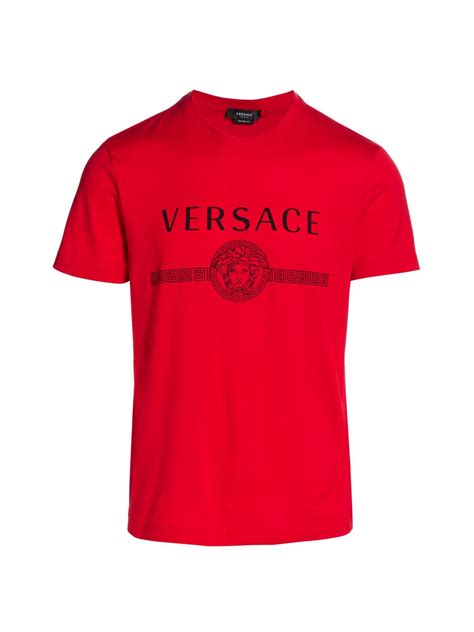 versace t shirt red